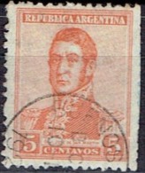 ARGENTINA #  STAMPS FROM YEAR 1916  STANLEY GIBBONS 455B - Usados