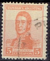 ARGENTINA #  STAMPS FROM YEAR 1916  STANLEY GIBBONS 455B - Used Stamps