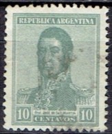 ARGENTINA #  STAMPS FROM YEAR 1916  STANLEY GIBBONS 439A - Oblitérés