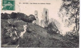 Cpa  BOVES Les Ruines Du Chateau Feodal - Boves