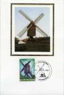 KEERBERGEN (Vl.-Brabant) - Molen/moulin - Filatelie En Prentkaart Heimolen Met Gelegenheidsstempel 1987 N.a.v. Postzegel - Keerbergen
