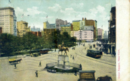 NEW YORK. Union Square. TRAM. Posted For TRENTON 1909. - Union Square