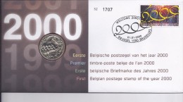 Belgie - Belgique Numisletter 2878 Eerste Postzegel Van Het Jaar 2000 - Numisletter