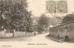 Cpa Valmondois Rue De La Gare - Valmondois