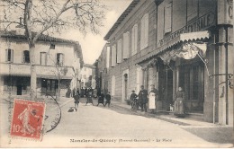 MONCLAR DE QUERCY La Place  Excellent état Bien Timbrée - Montclar De Quercy