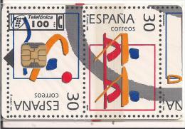 TARJETA SELLOS OLIMPIADA TIRADA 6100 - Timbres & Monnaies