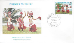 3FD Folklore Polynésien 10 Juillet 1981 Danse Costume Folklore - Tahití