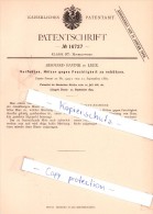 Original Patent - B. Bavink In Leer , 1880 , Verfahren, Hölzer Gegen Feuchtigkeit Zu Schützen !!! - Leer