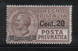 W945 - REGNO 1924 , Posta Pneumatica Il N. 5  ***  MNH - Correo Neumático