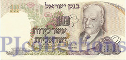ISRAEL 10 LIROT 1968 PICK 35c UNC - Israele