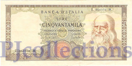 ITALY 50000 LIRE 1970 PICK 99b VF+ - 50000 Liras