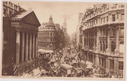 ANGLETERRE,ROYAUME-UNI,UN ITED KINGDOM,LONDON 1910,CHEAPSIDE,MANSION HOUSE,center,city,rare - Andere & Zonder Classificatie