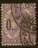 SOUTH AUSTRALIA 1899 4d Official SG O84 U #LI26 - Usati