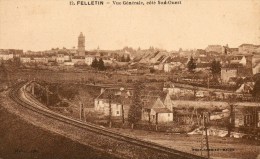 Felletin. Vue Générale, Côté Sud-Ouest. (Voie Ferrée). - Felletin