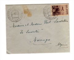 EXPOSITION PHILATÉLIQUE  ALGÉRIENNE  DU 10/11/1949 - Lettres & Documents