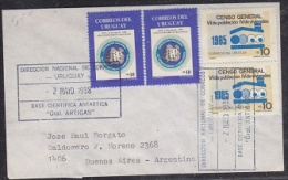 Uruguay 1988 Base Gral. Artigas  Cover (20070) - Autres & Non Classés