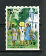 POLYNESIE - Y&T N° 223** - Tableau - Sortie Du Culte De J. Boulaire - Unused Stamps
