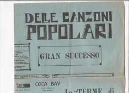 C1684 - Giornale IL TRIONFO DELLE CANZONI POPOLARI Casa Ed.Musicale A.Bixio 1928 - Musik