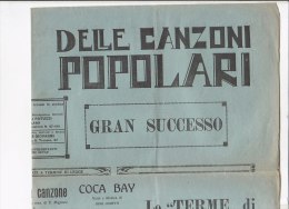 C1684 - Giornale IL TRIONFO DELLE CANZONI POPOLARI Casa Ed.Musicale A.Bixio 1928 - Musique