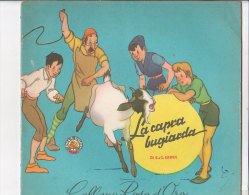 C1751 - Albo Illustrato Collana Rosa D'Oro - F.lli Grimm LA CAPRA BUGIARDA Ed. Anni '50 - Antiguos