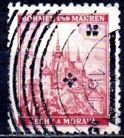 BOHEMIA & MORAVIA 1939 St Vitus's Cathedral, Prague  - 1k. - Red  FU - Gebraucht