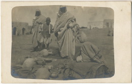 Real Photo Market Pottery Raccolta Antiquariato Di Immondiza Pandolfi - Libia