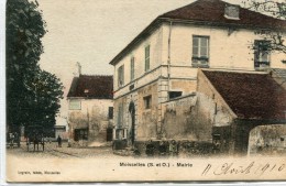 CPA 95 MOISSELLES MAIRIE 1910 Colorisée - Moisselles