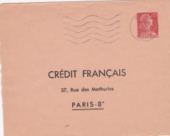 Muller 0,25 - Enveloppe Entier TSC Crédit Français - Douai 1960 - Buste Postali E Su Commissione Privata TSC (ante 1995)