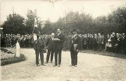 - Ref F202 - Oise -  Carte Photo - Photo Debeaupuis A Estree Saint Denis -  Ceremonie Monument Aux Morts - - Estrees Saint Denis