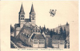 ALSACE - 68 - HAUT RHIN - MURBACH - L'abbaye D'après Une Gravure - Murbach