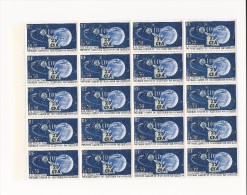 Feuille De 20 Timbres CFA Réunion YT N°356 - Neufs