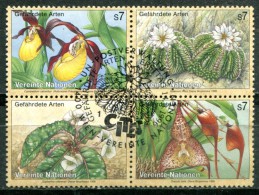 NATIONS-UNIES - Bureau De VIENNE - Y&T 225-228 (série Complète) (Fleurs) - Used Stamps