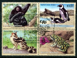 NATIONS-UNIES - Bureau De VIENNE - Y&T 370 à 373 (animaux - Oiseaux ) - Used Stamps