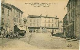 63 - SAINT GERMAIN LEMBRON - La Place Du Poids De Ville - MB N° 4833 - Saint Germain Lembron