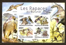 Burundi 2011 OCBn° Bloc 165 ND Ongetand *** MNH Cote 37 Euro Faune Oiseaux Vogels Birds - Unused Stamps