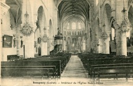 CPA 45 BEAUGENCY INTERIEUR DE L EGLISE NOTRE DAME - Beaugency