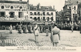 CPA 45 ORLEANS FETES DE JEANNE D ARC 1929 LE DEFILE MILITAIRE DEVANT LA TRIBUNE PRESIDENTIELLE - Orleans