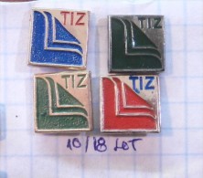 TIZ Metal Tin Industry Zagreb (Croatia) Yugoslavia / Chapa De Metal, Metallblech / LOT PINS - Sets