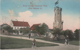 AK Gruss Deutschen Posel Restaurant Gasthaus Turm Deutsche Bosel Bei Meissen Radebeul Weinböhla Coswig Niederau Dresden - Weinböhla