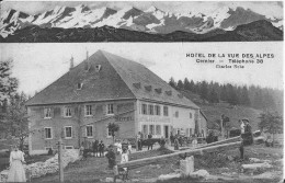 Hotel De La Vue Des Alpes Cernier Téléphone 38 Charles Nobs Très Bon Etat - Cernier