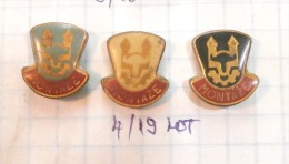 MONTAZE Bratislava (Slovakia) Yugoslavia /  Construction, Bau  / LOT PINS - Loten