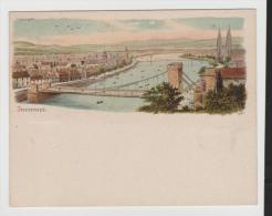 GBA005/ Inverness,  Farbige Stadtansicht Mit Brücke Ca.1890  ** - Inverness-shire