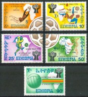 1976 Etiopia 10° Coupe Des Nations Africaines Calcio Football Set MNH** Te318 - Africa Cup Of Nations