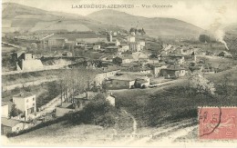LAMURE SUR AZERGUES RHONE VUE GENERALE EDIT.  BRICOUT  ECRITE CIRCULEE 1906 - Lamure Sur Azergues