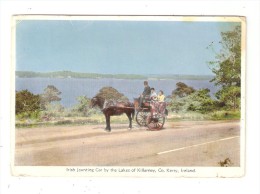 CPA : Irlande : Irish Jaunting Car Bu Lakes Killarney - Co Kerry - Attelage Lacs Killarney - Otros & Sin Clasificación