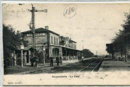 CPA 95 GOUSSAINVILLE LA GARE Vieilles Voitures - Goussainville