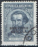 ARGENTINA #STAMPS FROM YEAR 1938  STANLEY GIBBONS O774 - Officials