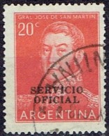 ARGENTINA #STAMPS FROM YEAR 1938  STANLEY GIBBONS O872 - Dienstmarken