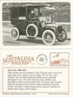 Postcard London Unic W&G Taxi Cab Nostalgia Hulton Photo 1909-1912 Taxicab Repro - Taxis & Huurvoertuigen