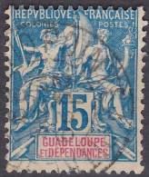 2013-0019 Guadeloupe 1892 Used, Mi 32; Cat Value 1,00 Eur - Gebraucht